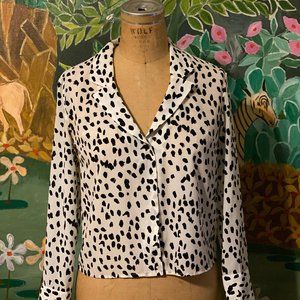 TopShop Leopard Print Blouse